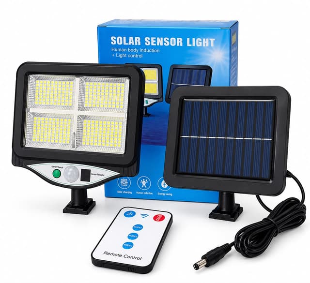 Lampă LED reîncărcabilă cu panou solar – BK-1823